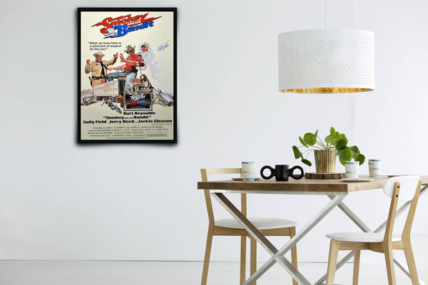 Smokey and the Bandit Signed Poster with COA
