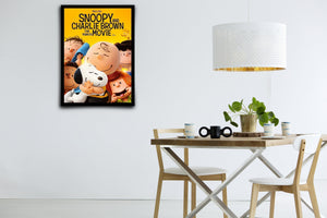 The Peanuts Movie Signed Poster with COA