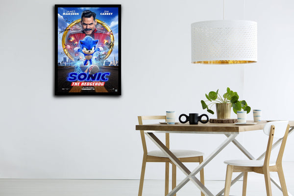 Sonic the Hedgehog Signed Poster with COA