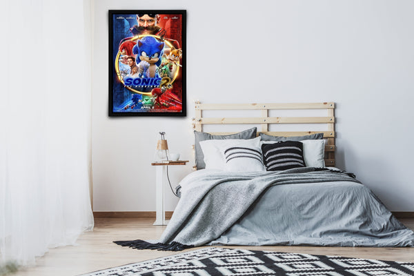 Sonic the Hedgehog 2 Signed Poster with COA