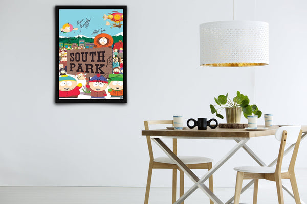 South Park Signed Poster with COA