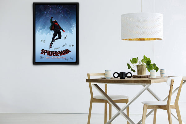 Spider-Man: Into The Spider-Verse Signed Poster with COA