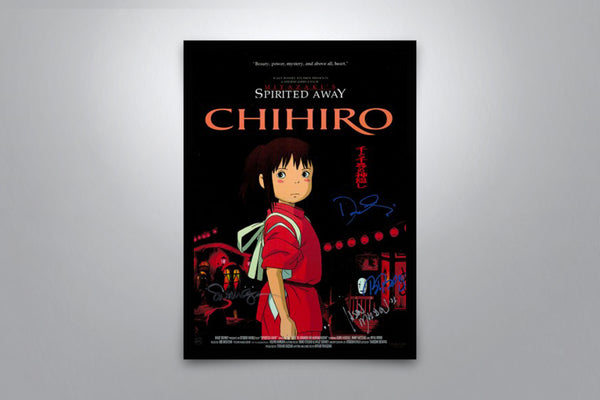 Spirited Away Signed Poster with COA