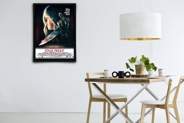 Stage Fright (2014) Signed Poster with COA