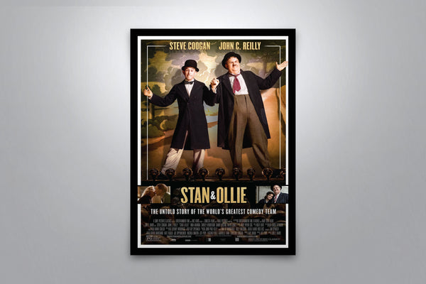 Stan & Ollie Signed Poster with COA
