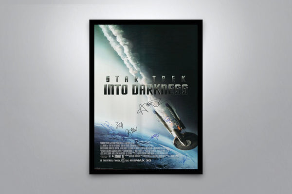 Star Trek Into Darkness Signed Poster with COA