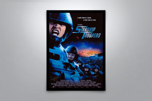Starship Troopers Signed Poster with COA
