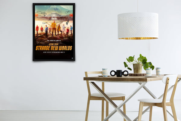 Star Trek: Strange New Worlds Signed Poster with COA