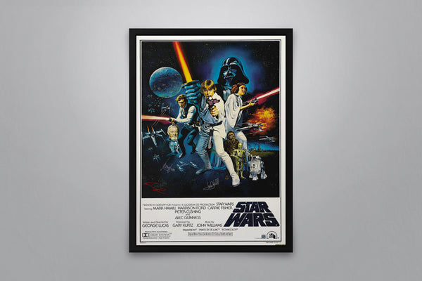 Star Wars: Episode IV - A New Hope Signed Poster with COA
