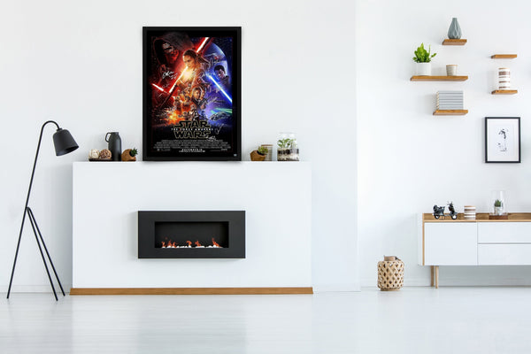 Star Wars: The Force Awakens Signed Poster with COA