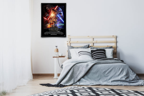 Star Wars: The Force Awakens Signed Poster with COA