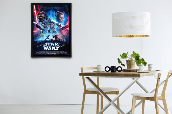 Star Wars: The Rise of Skywalker Signed Poster with COA