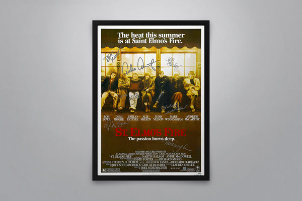 St. Elmo's Fire Signed Poster with COA