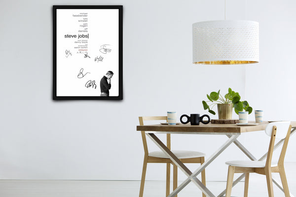 Steve Jobs Signed Poster with COA