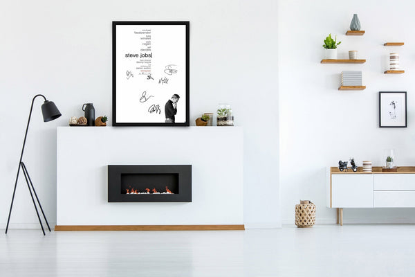 Steve Jobs Signed Poster with COA