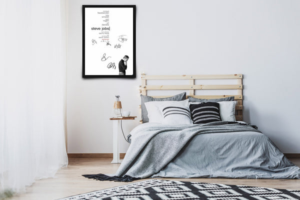 Steve Jobs Signed Poster with COA