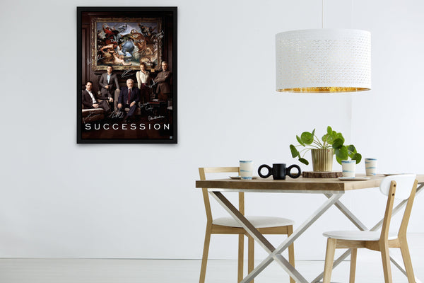 Succession Signed Poster with COA