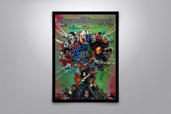 Suicide Squad Signed Poster with COA
