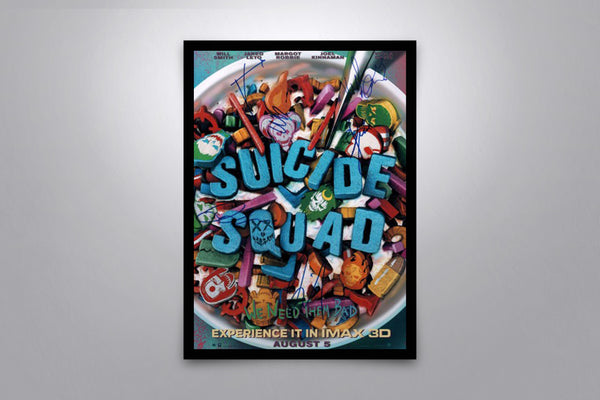 Suicide Squad Signed Poster with COA