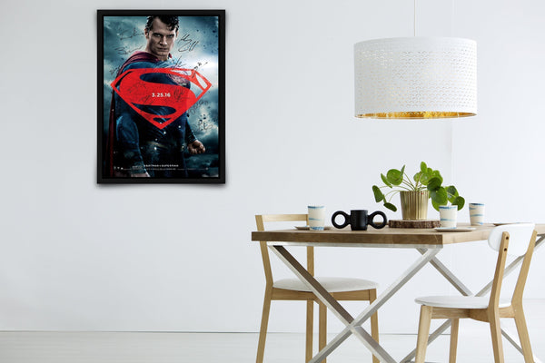 Superman, Dawn of Justice Signed Poster with COA