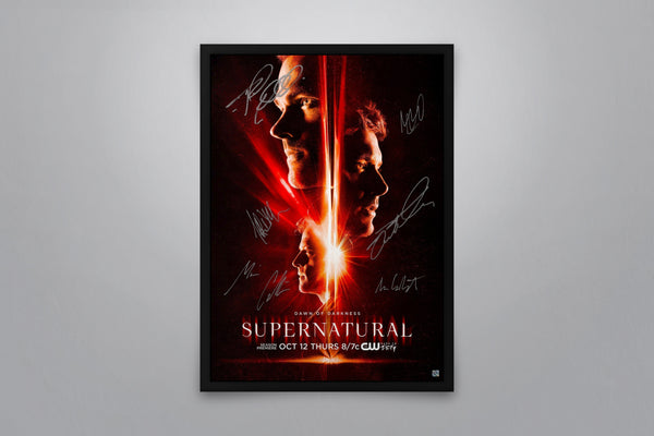 Supernatural Signed Poster with COA