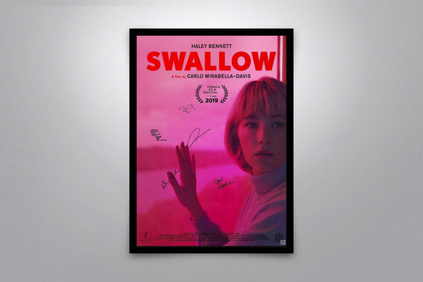 Swallow Signed Poster with COA