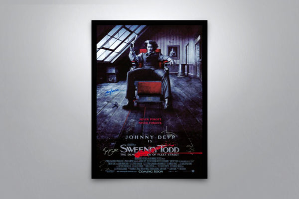 Sweeney Todd: The Demon Barber of Fleet Street Signed Poster with COA