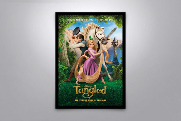 Tangled Signed Poster with COA