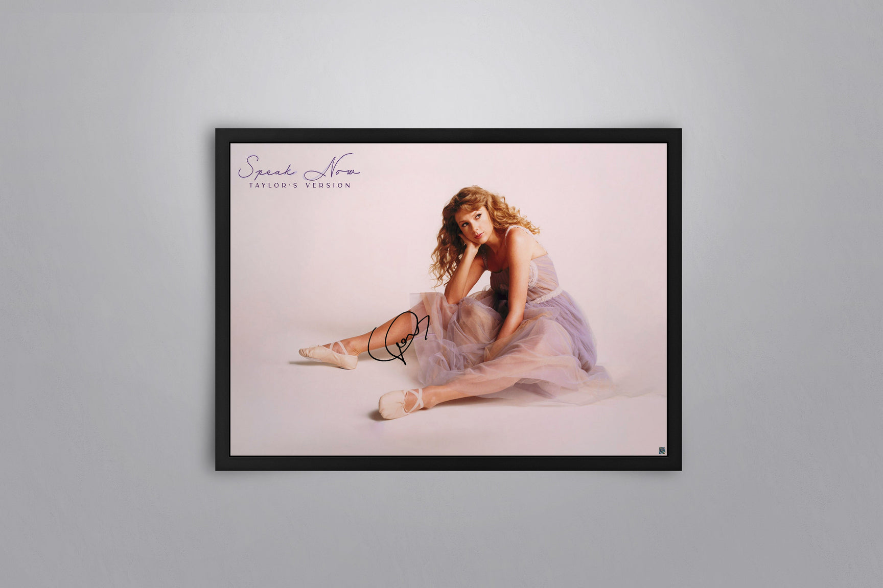 Taylor Swift Speak Now Taylor s Version Signed Poster COA
