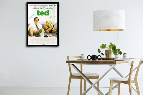 Ted Signed Poster with COA