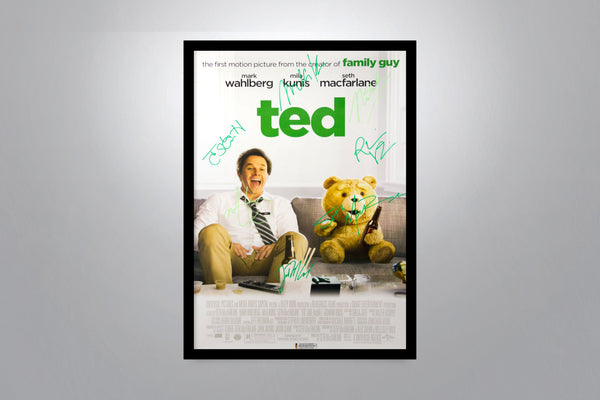 Ted Signed Poster with COA