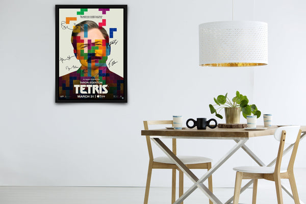 Tetris Signed Poster with COA