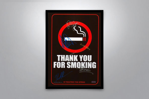 Thank You For Smoking Signed Poster with COA