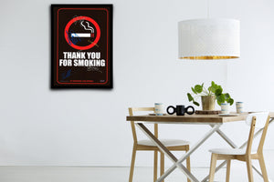 Thank You For Smoking Signed Poster with COA
