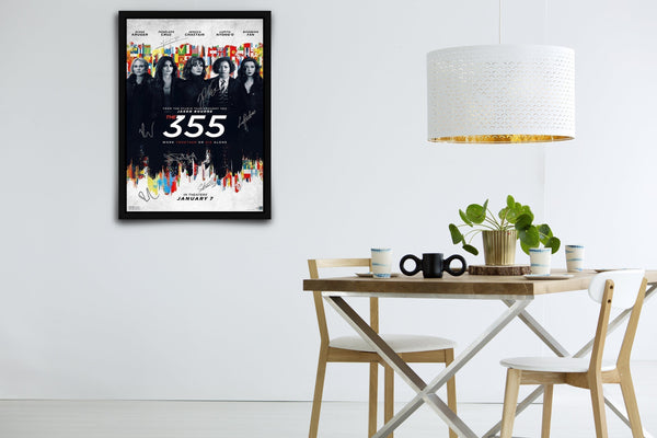 The 355 Signed Poster with COA