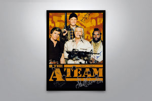 The A-Team Signed Poster with COA