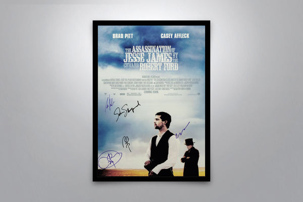 The Assassination of Jesse James by the Coward Robert Ford Signed Poster with COA