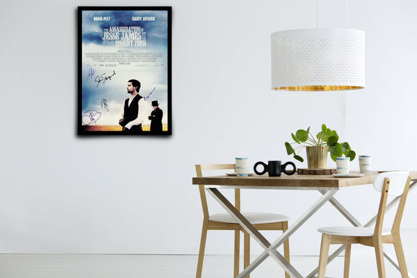 The Assassination of Jesse James by the Coward Robert Ford Signed Poster with COA