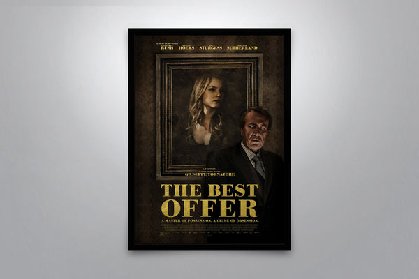 The Best Offer Signed Poster with COA