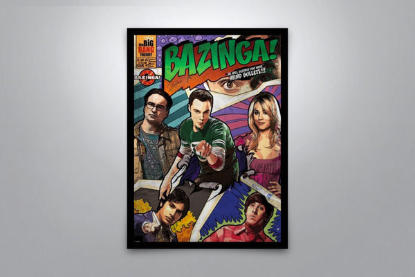 The Big Bang Theory Signed Poster with COA