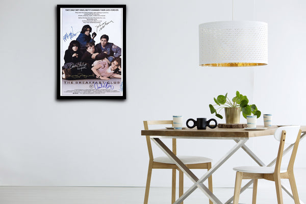 The Breakfast Club Signed Poster with COA