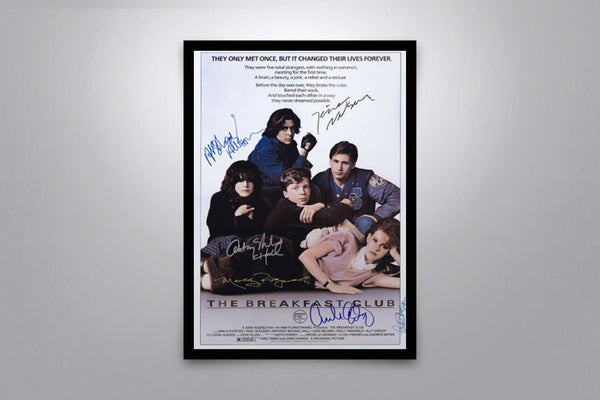 The Breakfast Club Signed Poster with COA
