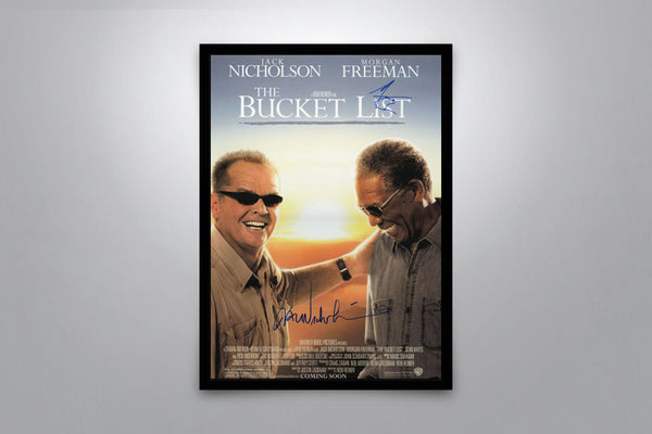 The Bucket List Signed Poster with COA