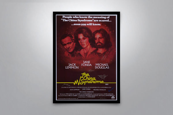 The China Syndrome Signed Poster with COA
