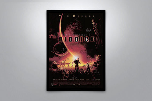 The Chronicles of Riddick Signed Poster with COA