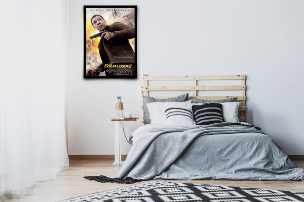 The Equalizer 2 Signed Poster with COA
