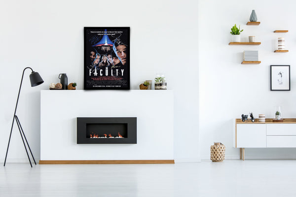 The Faculty Signed Poster with COA