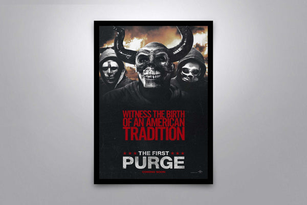 The First Purge Signed Poster with COA