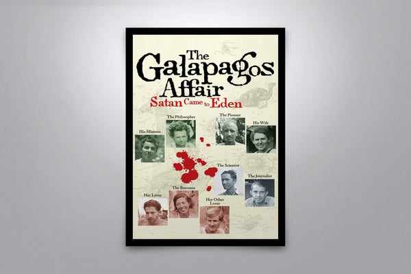The Galapagos Affair: Satan Came to Eden Signed Poster with COA