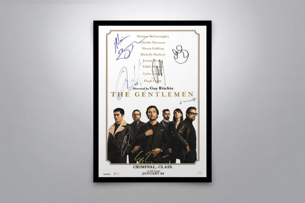 The Gentlemen Signed Poster with COA